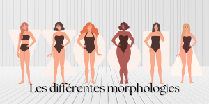 Plusieurs femmes avec différentes morphologies en A, en H, en V, en O, en 8 et en X